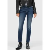 MAC Jeans Rich Slim Chic aus mittelblauen Tencel Stretch-D34