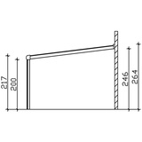 SKANHOLZ Genua 541 x 357 cm anthrazit