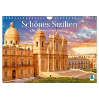 Calvendo Schönes Sizilien: die Sonneninsel Italiens (Wandkalender 2026 DIN