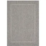 KADIMA DESIGN Balkonteppich Einfarbig Wetterfest Waschbar Strapazierfähig Terrasse Garten Schadstoffgeprüft Grau 240x340 cm – ALSTER von Kadima Design