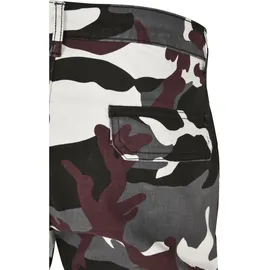 URBAN CLASSICS Cargo Joggers Bordeaux Camouflage 32