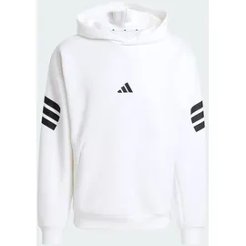 adidas Future Icons Hoodie 3-Streifen Weiß XS