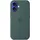 Apple iPhone 16 Silikon Case mit MagSafe seegrün