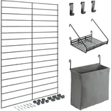 Metaltex Wandregal »Mural line« Set, 4 Stk. tlg., schwarz