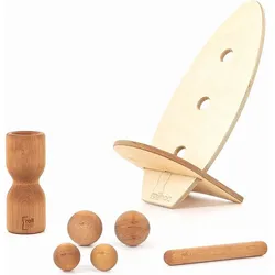 Balance Board Set groß Erle helles Brett Handmade in Germany - ROLLHOLZ EINHEITSGRÖSSE