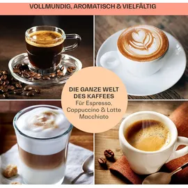 Klarstein Arabica Comfort Siebträgermaschine Kupfer-Metallic