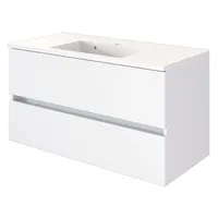 Held Held-Möbel Waschtisch Baabe Dekor Weiß 100 cm