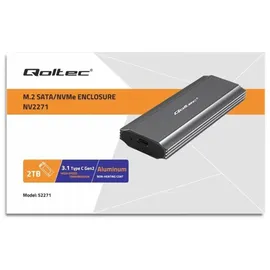 Qoltec NV2271 1 x M.2 SATA USB 10 Gbit/s