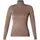 Base Level Rollkragenpullover Braun S