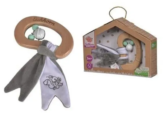 EH Baby Pure rattle w/bell and plush