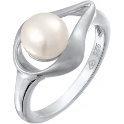 Nenalina Süßwasserperle Modern 925 Silber Ringe   Damen 