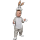 Krause & Sohn Bugs Bunny Kostüm Hase für Kinder 1-3 Jahre grau Tier Lizenz Fasching Karneval (1-2 Jahre)