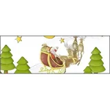 Ursus Transparentpapier 115 g/qm A4 25 Blatt Winterwonderland Santas Schlitten