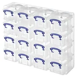 Really Useful Box Aufbewahrungsbox 0,3 l transparent 37,5 x 12,5 x 31,0 cm