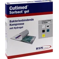 BSN Medical Sorbact Gel Kompressen 7,5 x 7,5 cm 12 St.