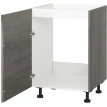 kochstation Spülenunterschrank KS-Trea SP60 75 x 60 x 56 cm Grau