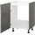 kochstation Spülenunterschrank KS-Trea SP60 75 x 60 x 56 cm Grau