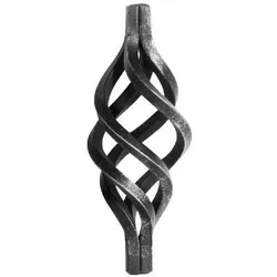 Zirbel / Maße: 240x90 mm / Material: 10x10 mm / Stahl (Roh) S235JR