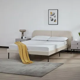 [en.casa] Porvoo 140 x 200 cm Beige