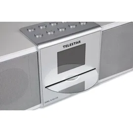 Telestar DIRA S 32i CD – Internetradio/DAB+Radio (Stereo, CD-Player, Streamingdienste, USB-Aufnahme, Bluetooth, WLAN), Radio, Weiss