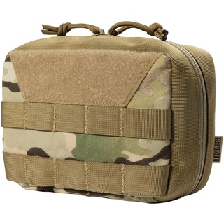 OneTigris Molle EDC Tasche, 500D Cordura Nylon Militäry Werkzeugtasche Taktische Zubehörtasche für Gadget-Dienstprogramm |MEHRWEG Verpackung Camo