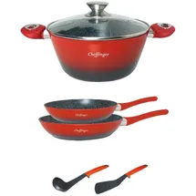 Cheffinger Kochtopf-Set 6-tlg. Kochtopf + Pfanne