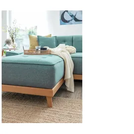 miuform Wohnlandschaft Webstoff 330 cm türkis/Petrol