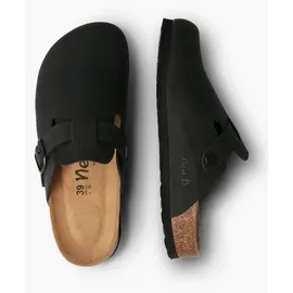 neu-b neu B Clogs Pantoletten NEU 20117 BADEN LEDER Schwarz Gr.46 - Schwarz - 46