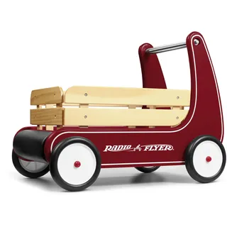 Radio Flyer – klassischer GEH-Hilfe/Wagen mit Geschenken, komplett montiert, Red