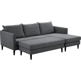 Atlantic Home Collection Hocker Rekvik 133 x 42 x 63 cm Grau