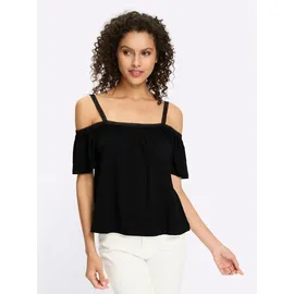Heine Shirt Schwarz 44