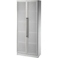 Hammerbacher Vitrine »X-Line« grau, 80x200.4x42 cm)