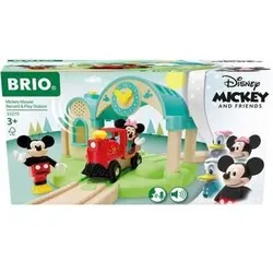 BRIO 63227000 Micky Maus Bahnhof mit Aufnahmefunktion