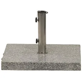 Siena Garden Schirmständer Granit 45 kg eckig Grau
