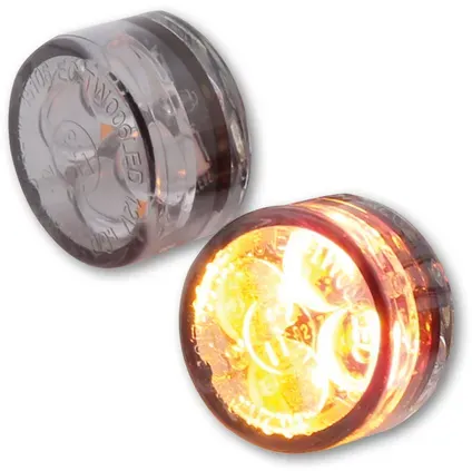 HIGHSIDER Smart Module Sixteen LED 3in1 Knipperlicht Achterlicht Combinatie Module Lens Gerookt (Paar), Achter