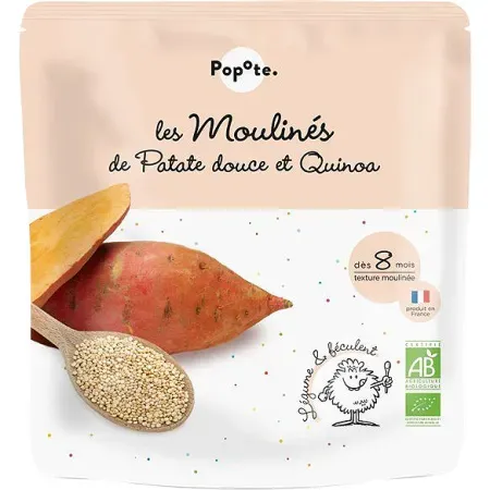 Popote Moulinés Süßkartoffel Und Quinoa Ab 8 Monaten Bio 180g