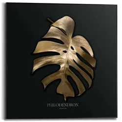 Reinders! Poster »Monstera Blatt« Reinders! Farbe Bild(er): Gold