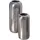 FineBuy FineBuy, Vase 2er Set Blumenvase Aluminium Zylinder Tischvase Rund Dekovase (2x)