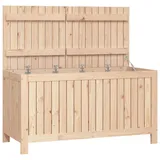 furnicato Gartentruhe 121 x 55 x 64 cm Braun