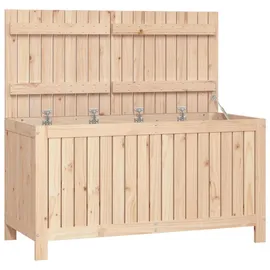 furnicato Gartentruhe 121 x 55 x 64 cm Braun