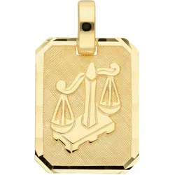 Ketten-Anhänger ADELIA ́S "333 Gold Sternzeichen Anhänger Waage", gold, Schmuckanhänger, Damen, Waage, Gold, Goldschmuck für Damen & Herren
