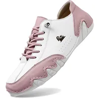 Womens Trainers Alpaca Barfuss Schuhe Damen Ergonomischer Sommer Barfußschuhe Paar Wasserdicht & Schmerzlindernder Leder-Barfußschuh Atmungsaktive Orthopädische Barfuss - 48 EU