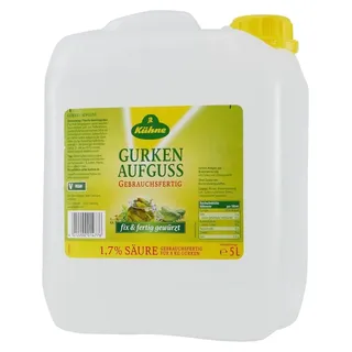 Kühne Gurken Aufguss 1,7% Säure 5L