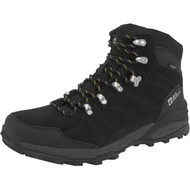 Jack Wolfskin Refugio Texapore Mid Herren Phantom/Burly Yellow Xt 40