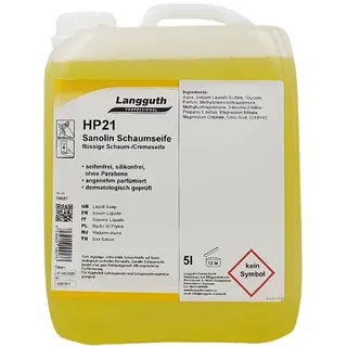 Langguth HP21 Sanolin 5 L für auffüllbare Seifenschaumspender