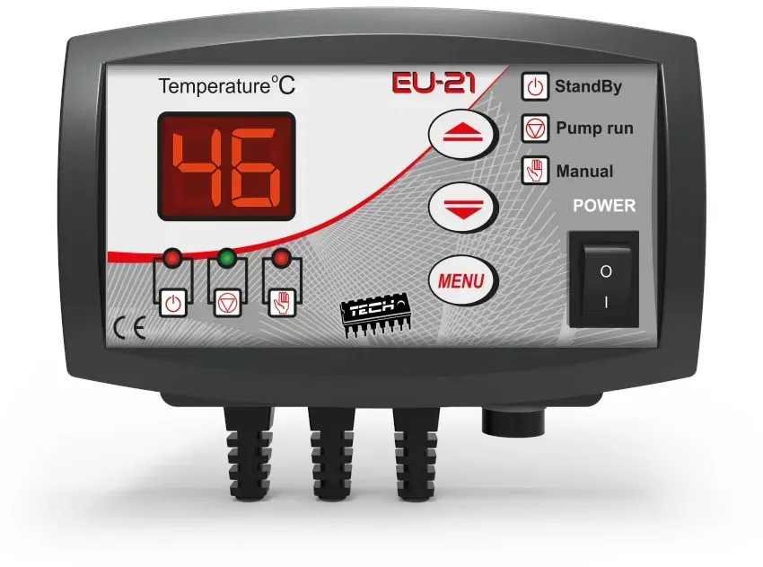 TECH Pumpenregler | EU-21 | für Zentralheizungspumpen | Anti-Stopp