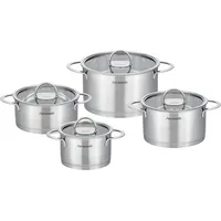 Hanseatic Topf-Set 8-tlg. Fleischtopf + Bratentopf + Glasdeckel