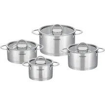 Hanseatic Topf-Set 8-tlg. Fleischtopf + Bratentopf + Glasdeckel