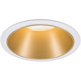 PAULMANN 93396 LED-Einbauleuchte GU10 Weiß (matt), Gold