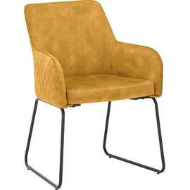 Set One by Musterring Armlehnstuhl Fontana Polyester gold 2er Set
